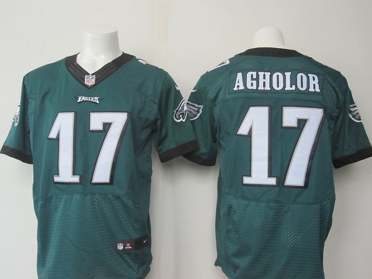 NFL Philadelphia Eagles #17 Agholor Green nike elite jersey->->NFL Jersey